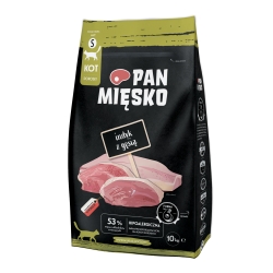 PAN MIĘSKO Indyk z gęsią, granulat S 10kg